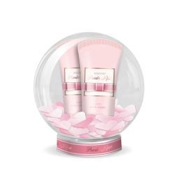Set Regalo Globo Con Petali Di Sapone Rosa