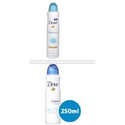 Dove deodorante spray 250ml diverse fragranze uomo/donna