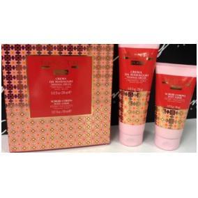 Confezione regalo crema da massaggio 250ml e scrub corpo 150ml