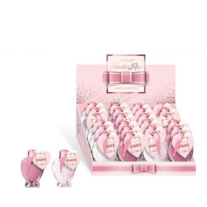 Gel Bagno Doccia Powder Rose In Mini Flacone A Cuore