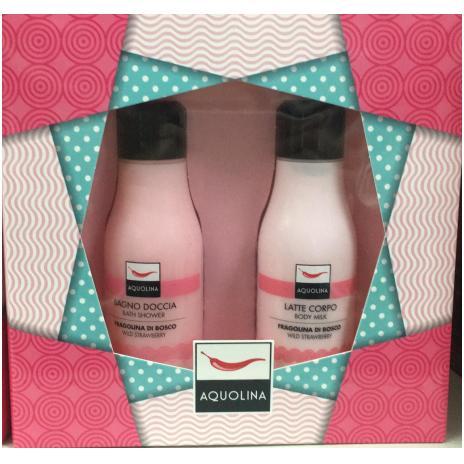 Aquolina confezioni regalo bagno doccia e latte corpo